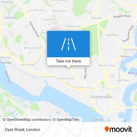 Dyer Road map
