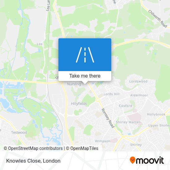 Knowles Close map