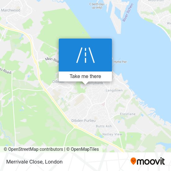 Merrivale Close map