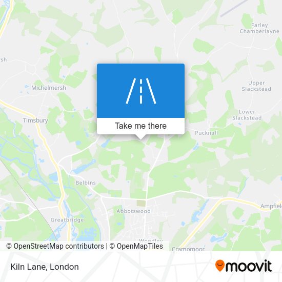 Kiln Lane map