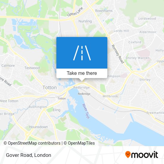 Gover Road map