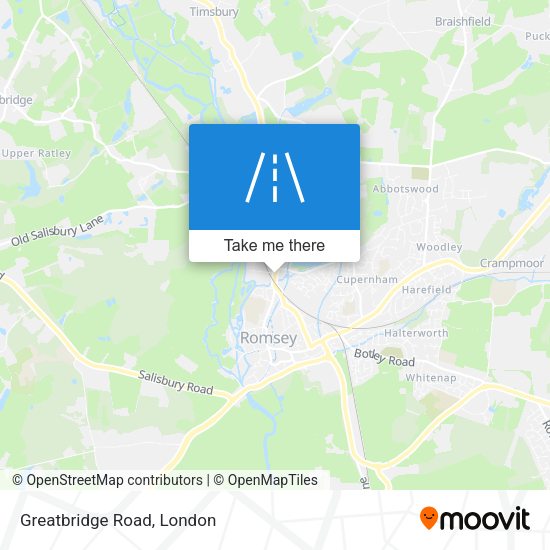 Greatbridge Road map