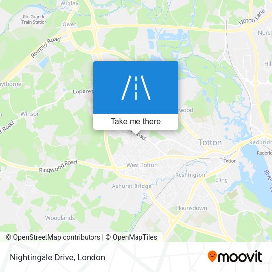Nightingale Drive map