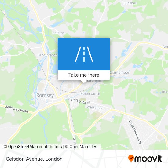 Selsdon Avenue map