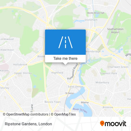 Ripstone Gardens map
