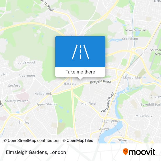Elmsleigh Gardens map