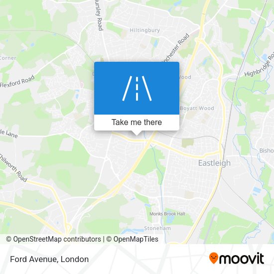 Ford Avenue map