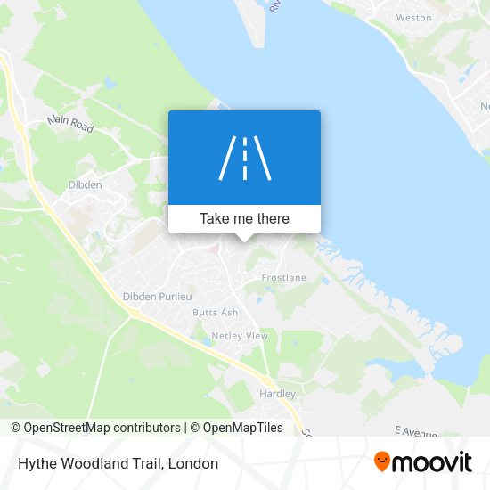 Hythe Woodland Trail map