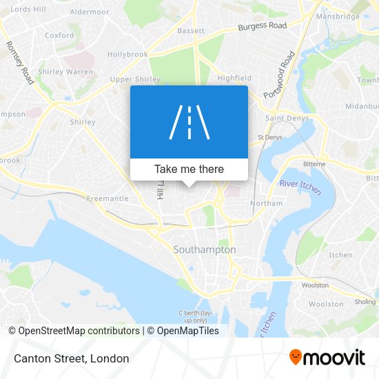 Canton Street map