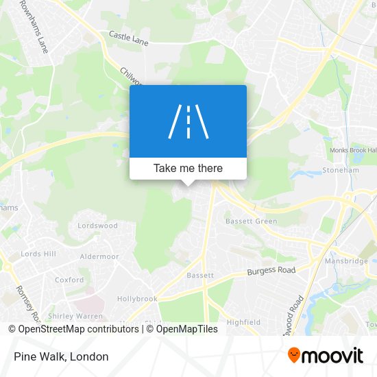 Pine Walk map