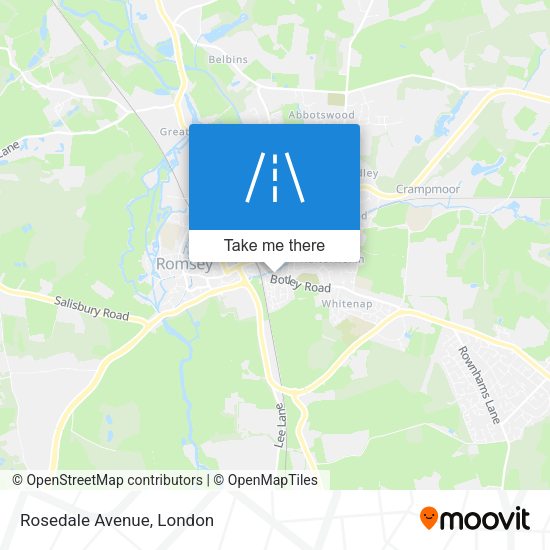 Rosedale Avenue map