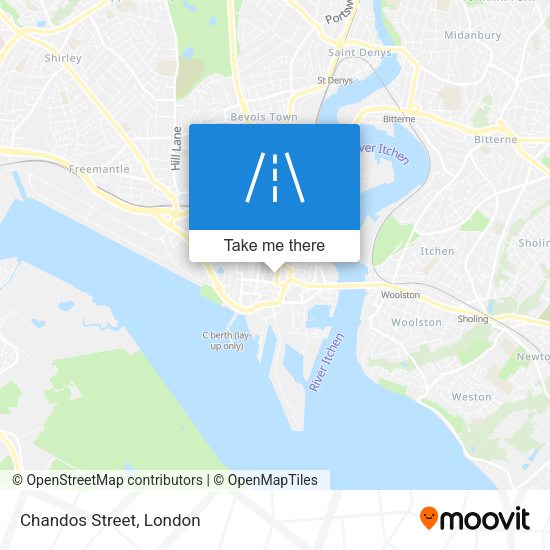 Chandos Street map