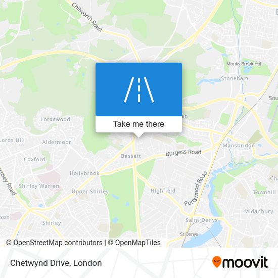 Chetwynd Drive map