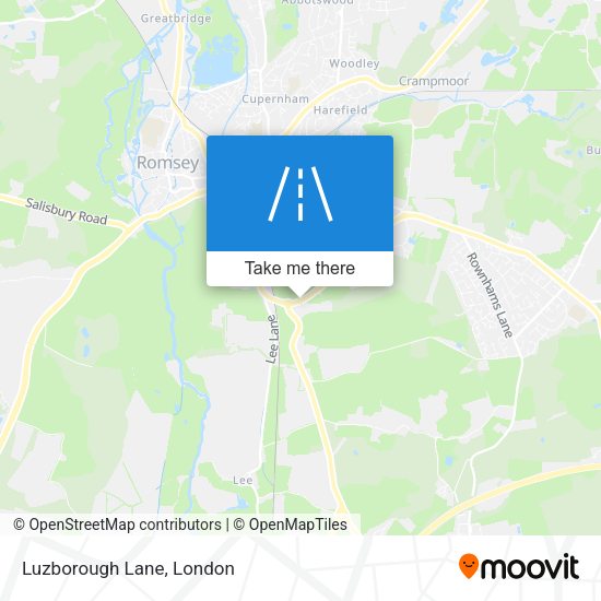 Luzborough Lane map