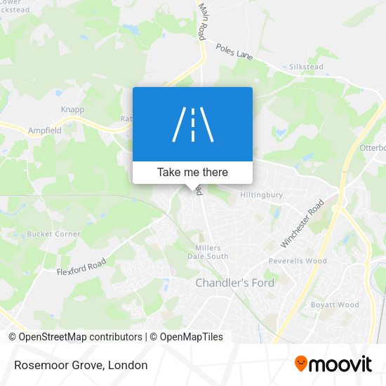 Rosemoor Grove map