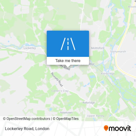 Lockerley Road map