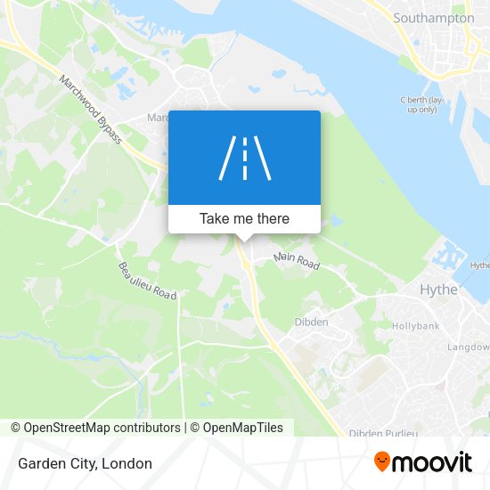 Garden City map
