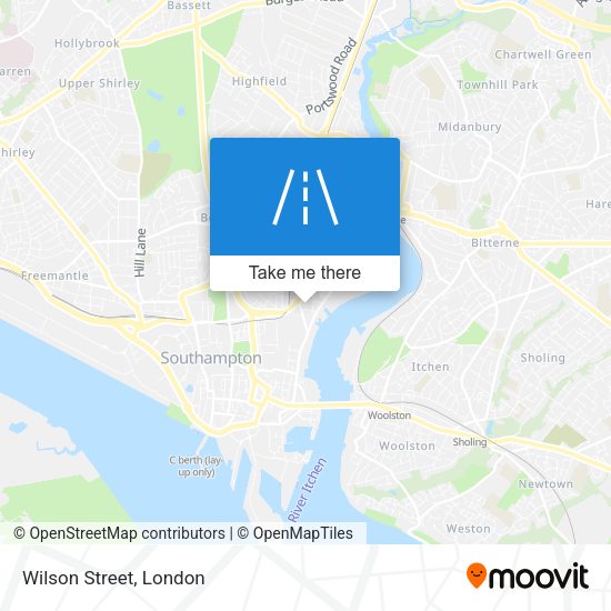 Wilson Street map