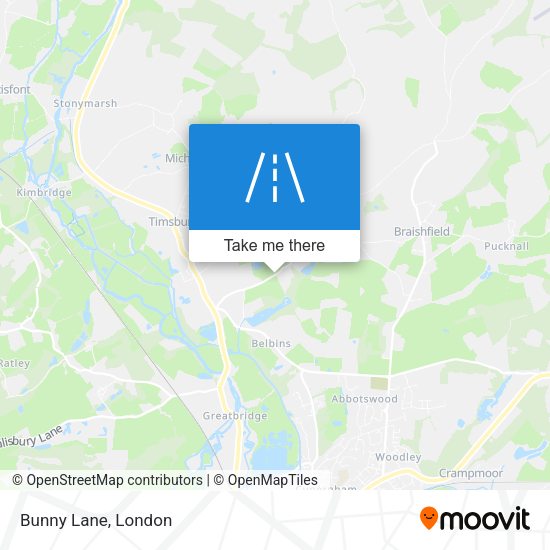 Bunny Lane map