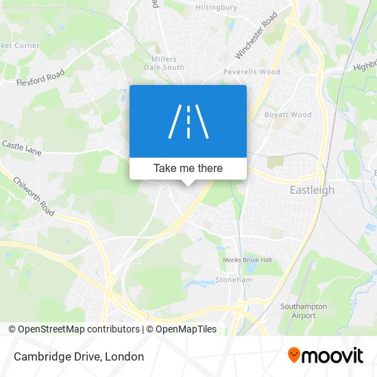 Cambridge Drive map