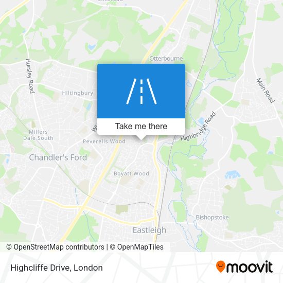 Highcliffe Drive map