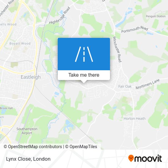 Lynx Close map