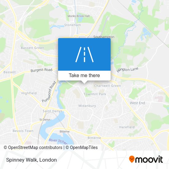 Spinney Walk map