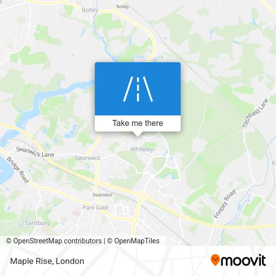 Maple Rise map