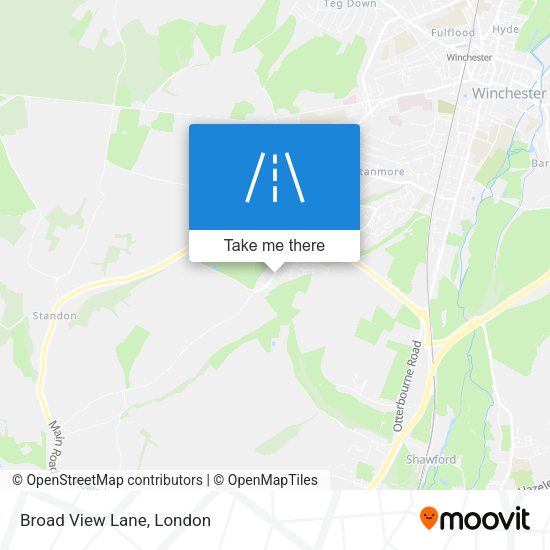 Broad View Lane map