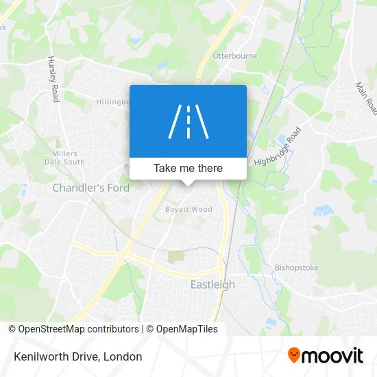 Kenilworth Drive map