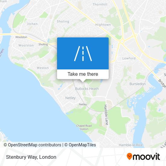 Stenbury Way map