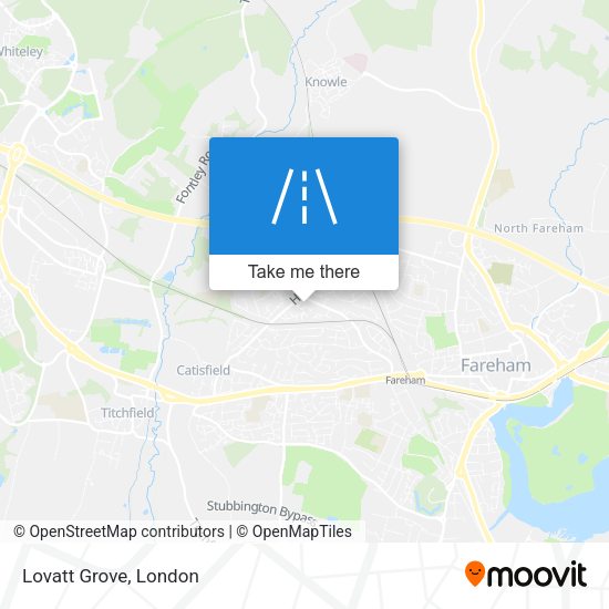 Lovatt Grove map
