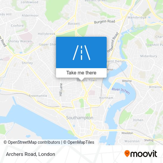 Archers Road map