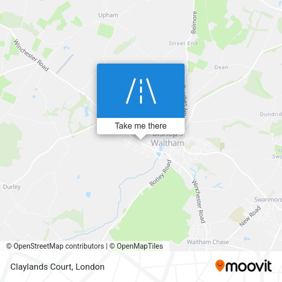 Claylands Court map