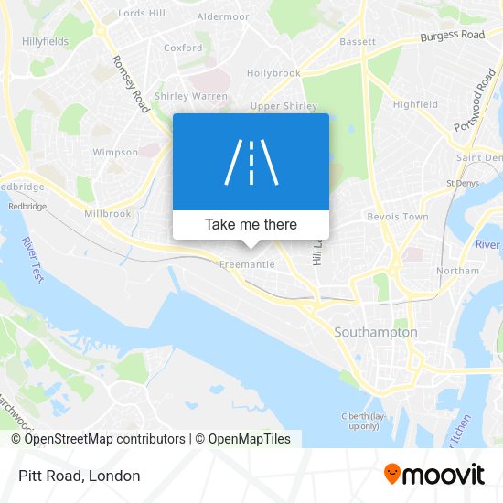 Pitt Road map