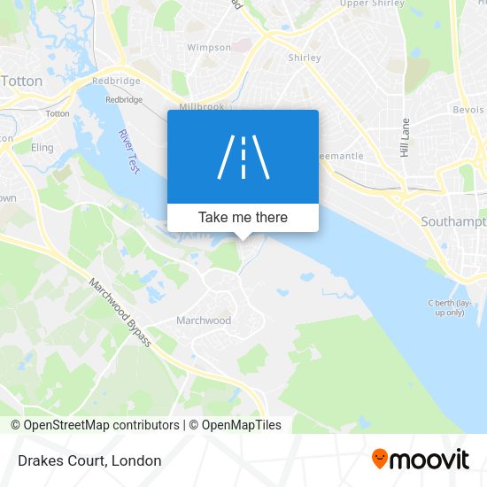 Drakes Court map