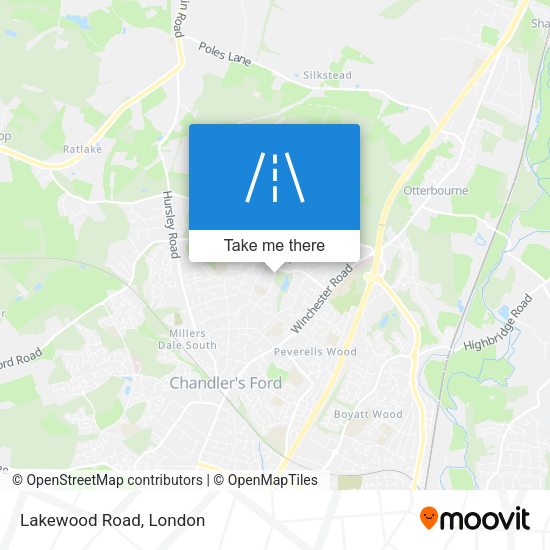 Lakewood Road map