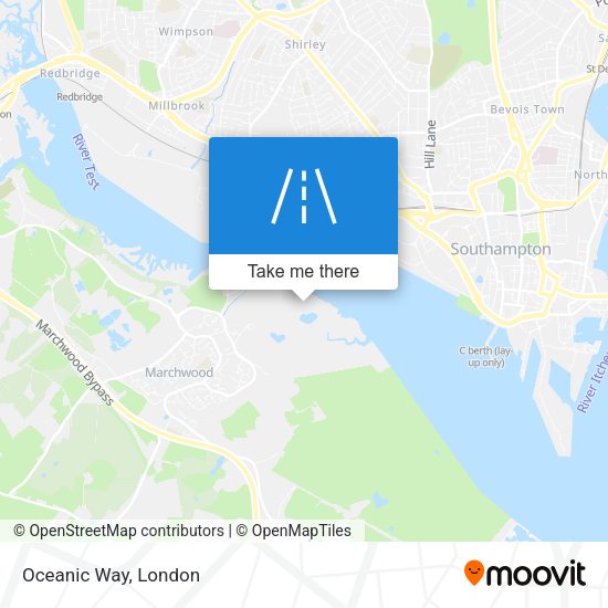 Oceanic Way map