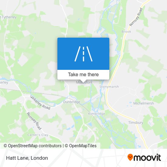 Hatt Lane map