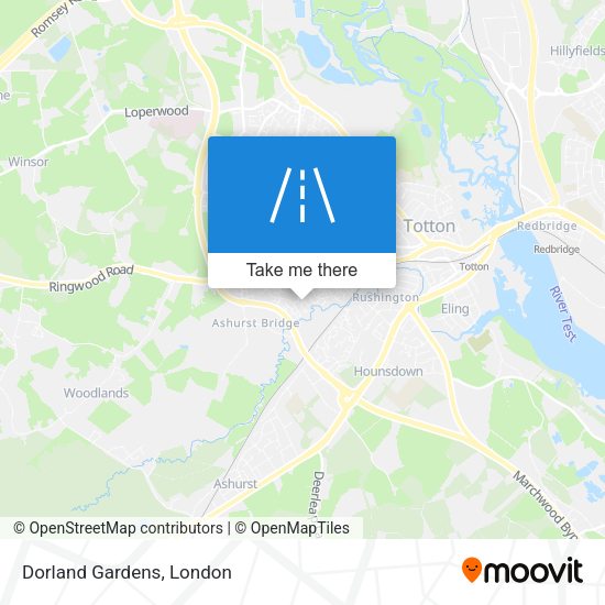 Dorland Gardens map