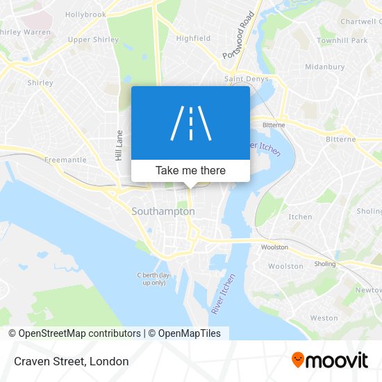 Craven Street map