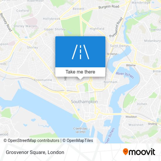 Grosvenor Square map