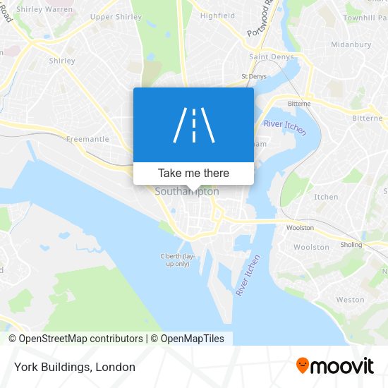 York Buildings map