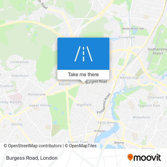 Burgess Road map