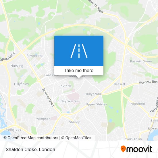 Shalden Close map
