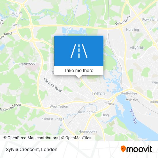 Sylvia Crescent map