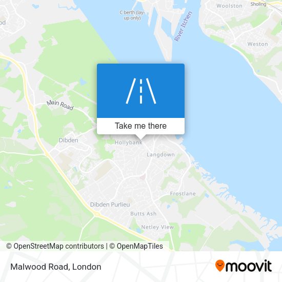 Malwood Road map