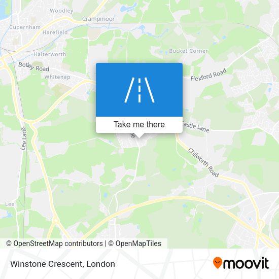 Winstone Crescent map