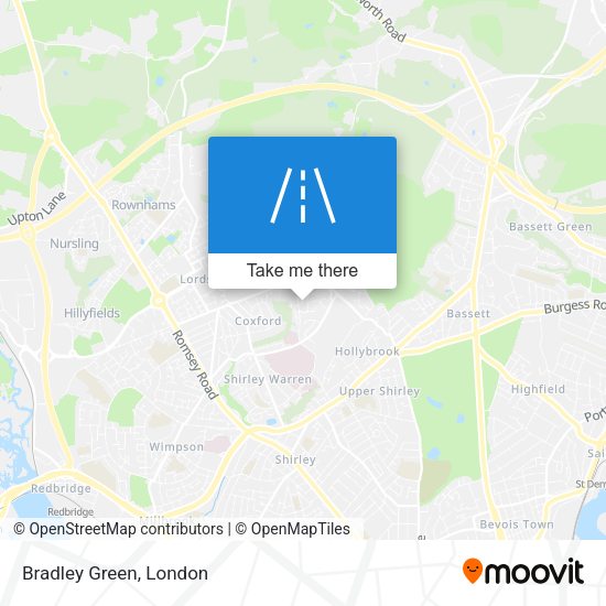Bradley Green map