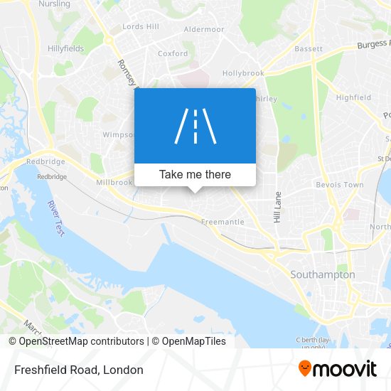 Freshfield Road map